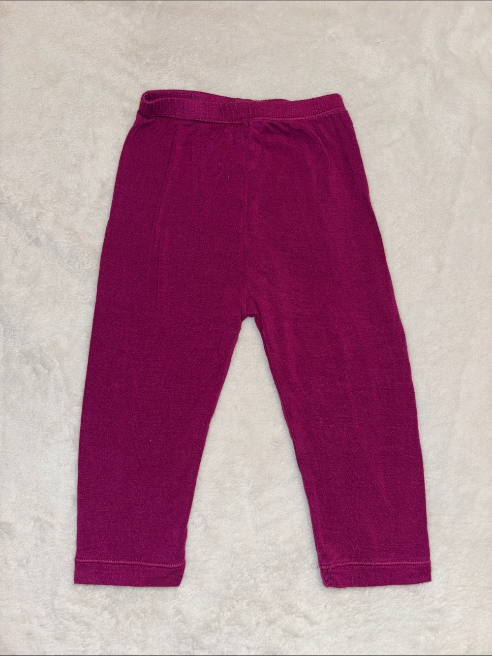 Kicky pants Fuchsia Leggings with Elastic Waist bamboo baby girl clothing